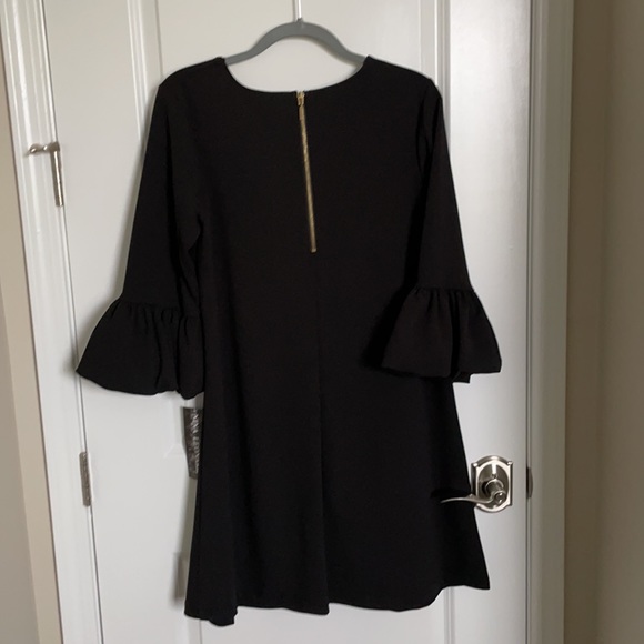 NWT-Nina Leonard Black Dress - Picture 5 of 5
